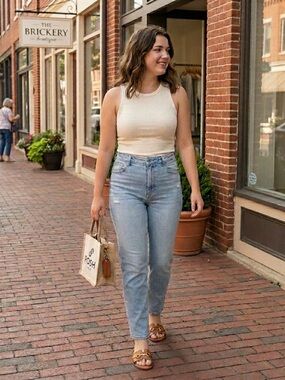 Old Navy Juniors 14 HUSKY Girl Jeans | Straight leg | Adjustable Waistband 😍